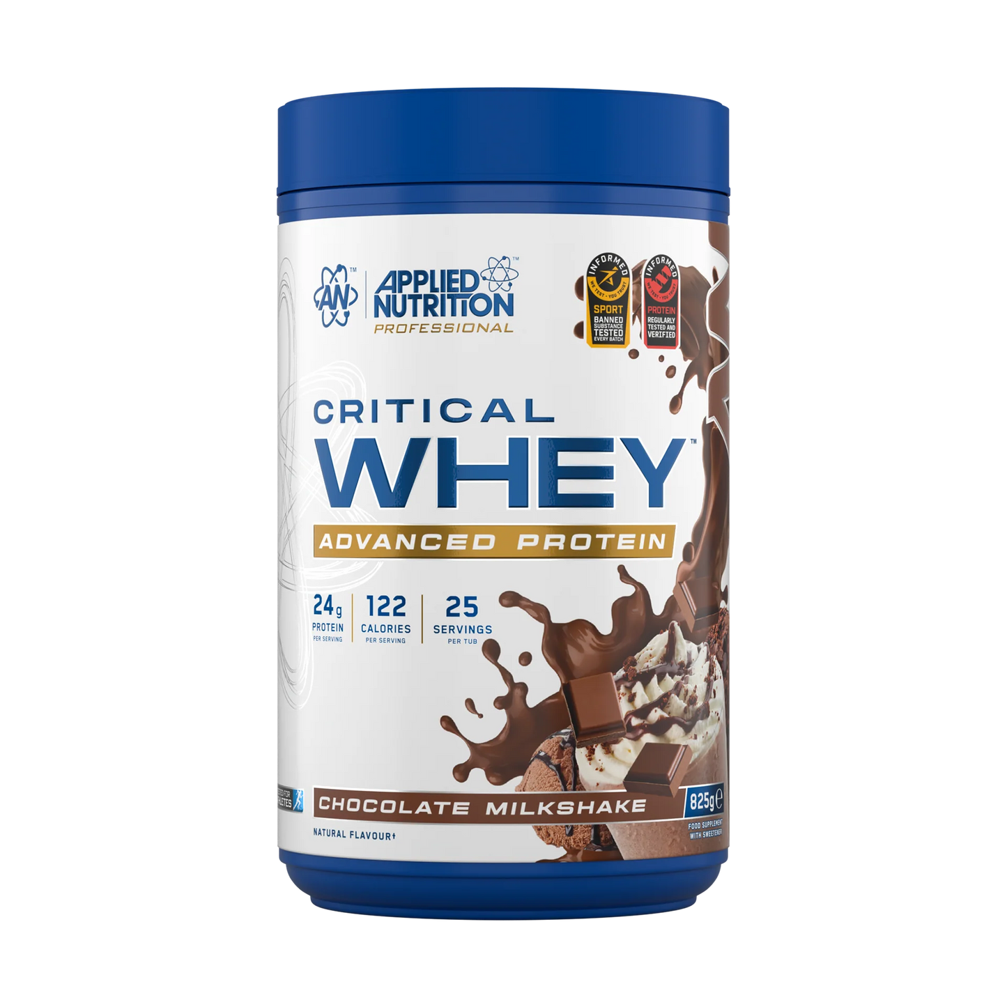 Applied Nutrition Critical Whey Protein Chocolate Milkshake - 825 gram Applied Nutrition