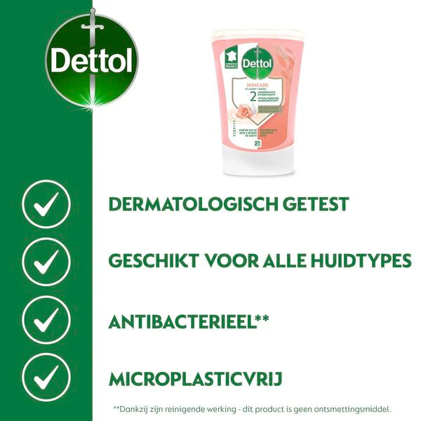 Dettol No Touch Navulling – Rozewater & Sheabutter 250 ml