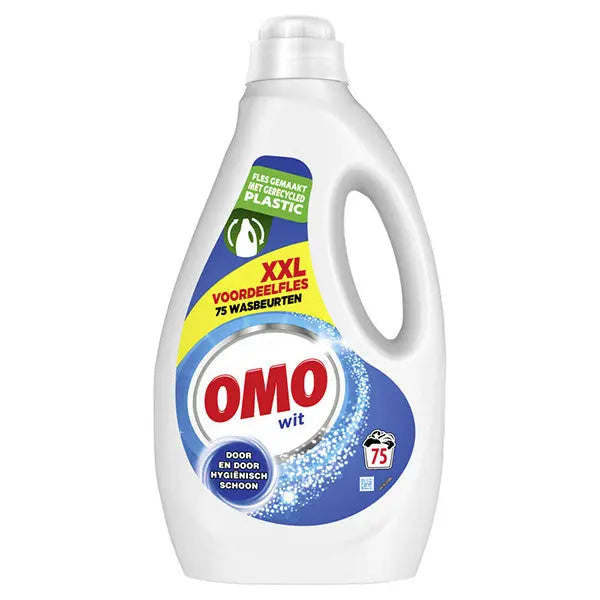 Omo Vloeibaar Wasmiddel – Wit XXL 3750 ml / 75 wasbeurten Omo