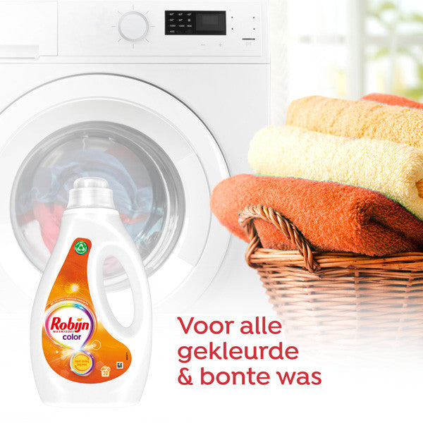 Robijn Vloeibaar Wasmiddel – Color 1000ml 20 Wasbeurten