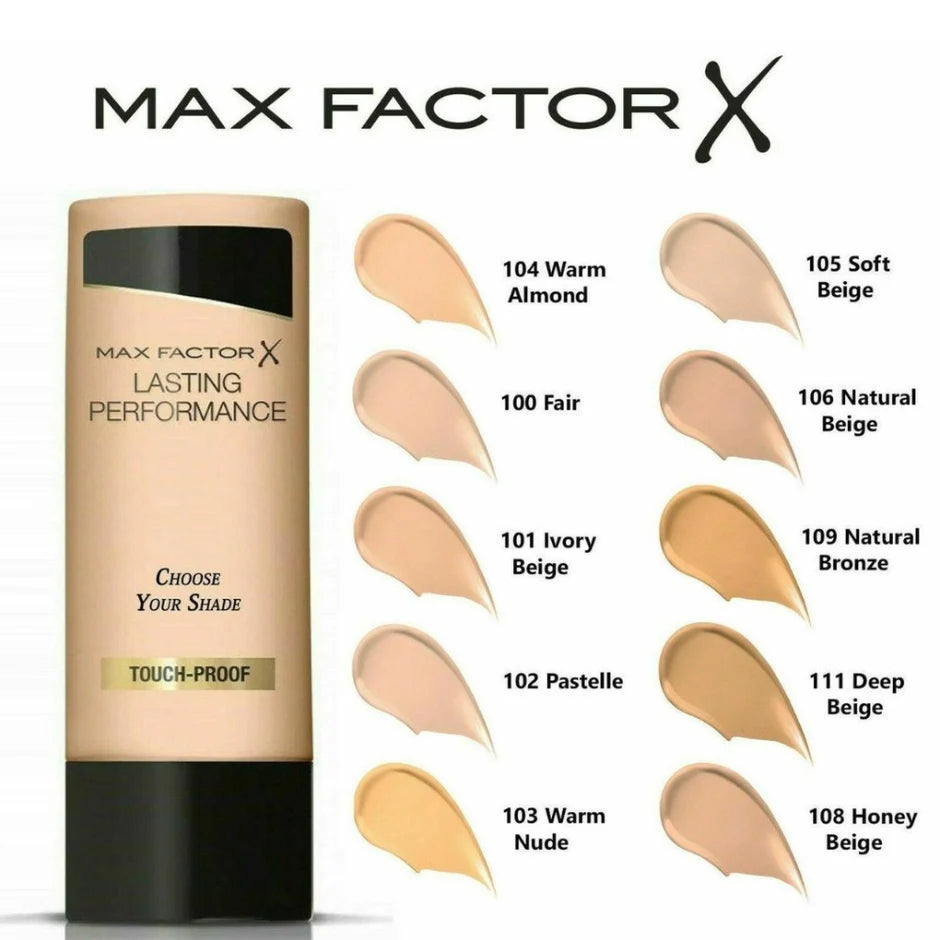 Max Factor Foundation – Lasting Performance Touch-Proof Nr. 109 Natural Bronze 35 ml Max Factor