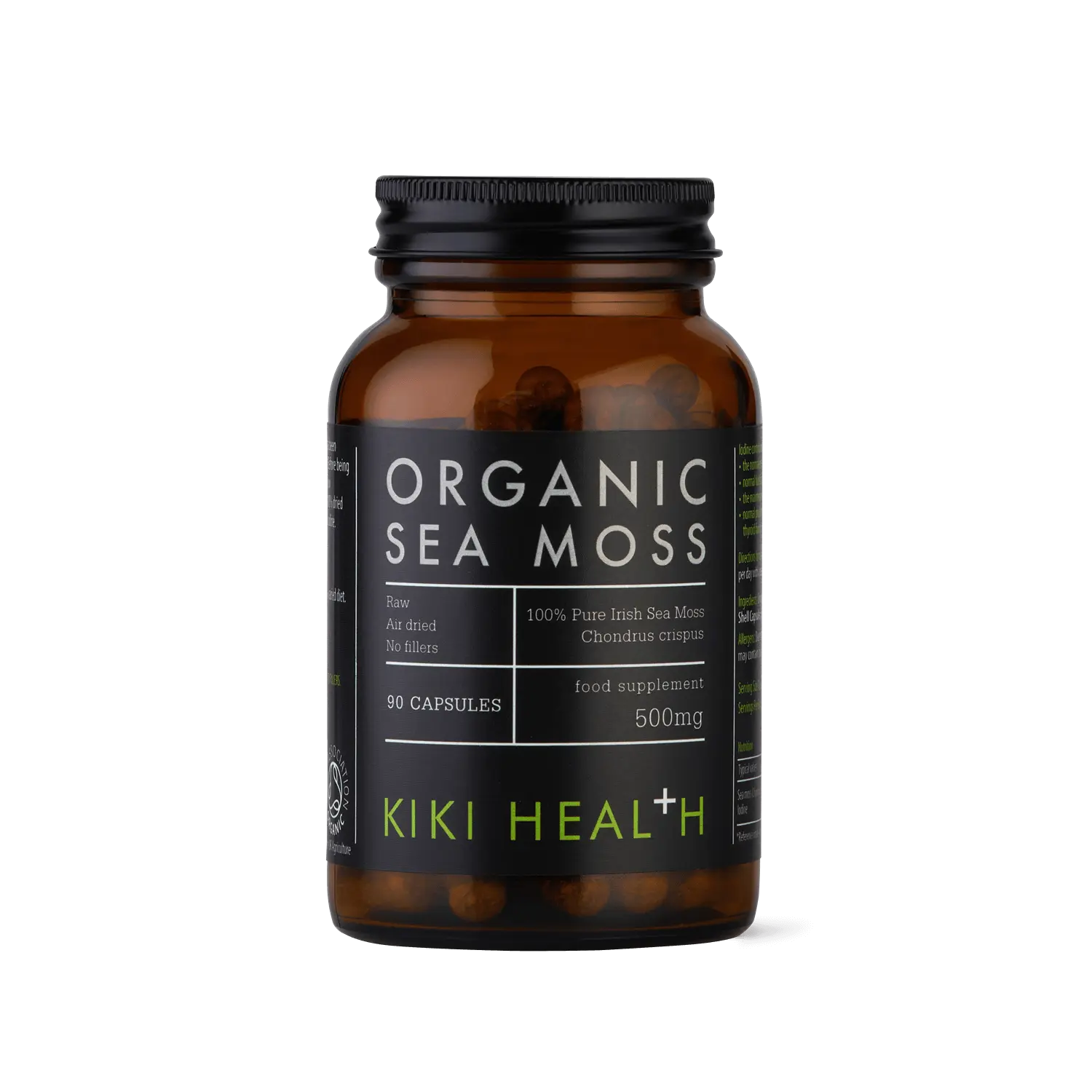 Kiki Health Biologische Ierse Sea Moss 90 Plantaardige Capsules