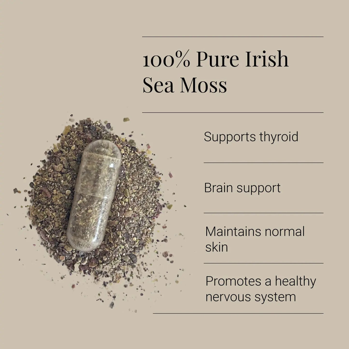Kiki Health Biologische Ierse Sea Moss 90 Plantaardige Capsules