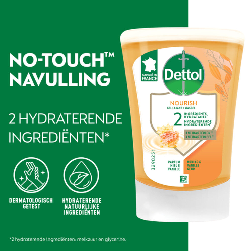 Dettol No Touch Navulling – Honing & Sheabutter 250 ml
