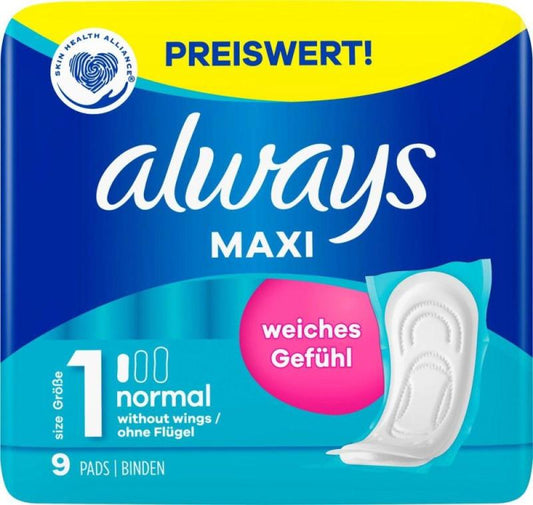 Always Maandverband – Classic Normal Sensitive 9 stuks