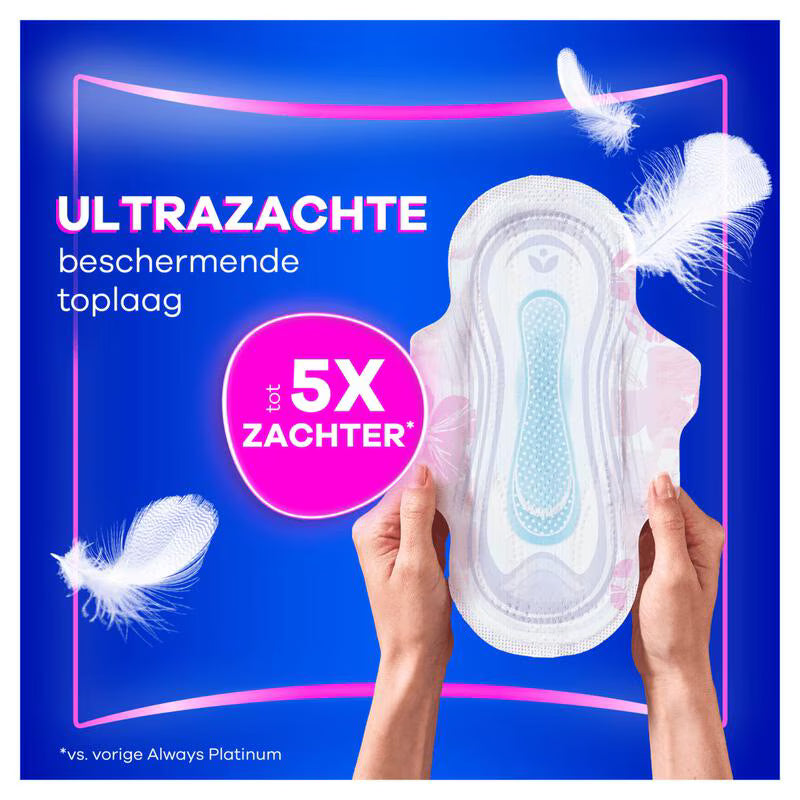 Always Maandverband – Platinum Normal Met Vleugels 24 stuks Always