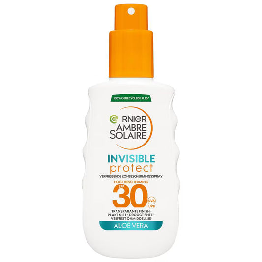 Ambre Solaire Zonnebrand – Invisible Protect Spray F30 150 ml