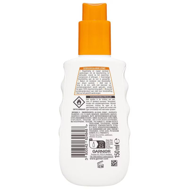 Ambre Solaire Zonnebrand – Invisible Protect Spray F30 150 ml