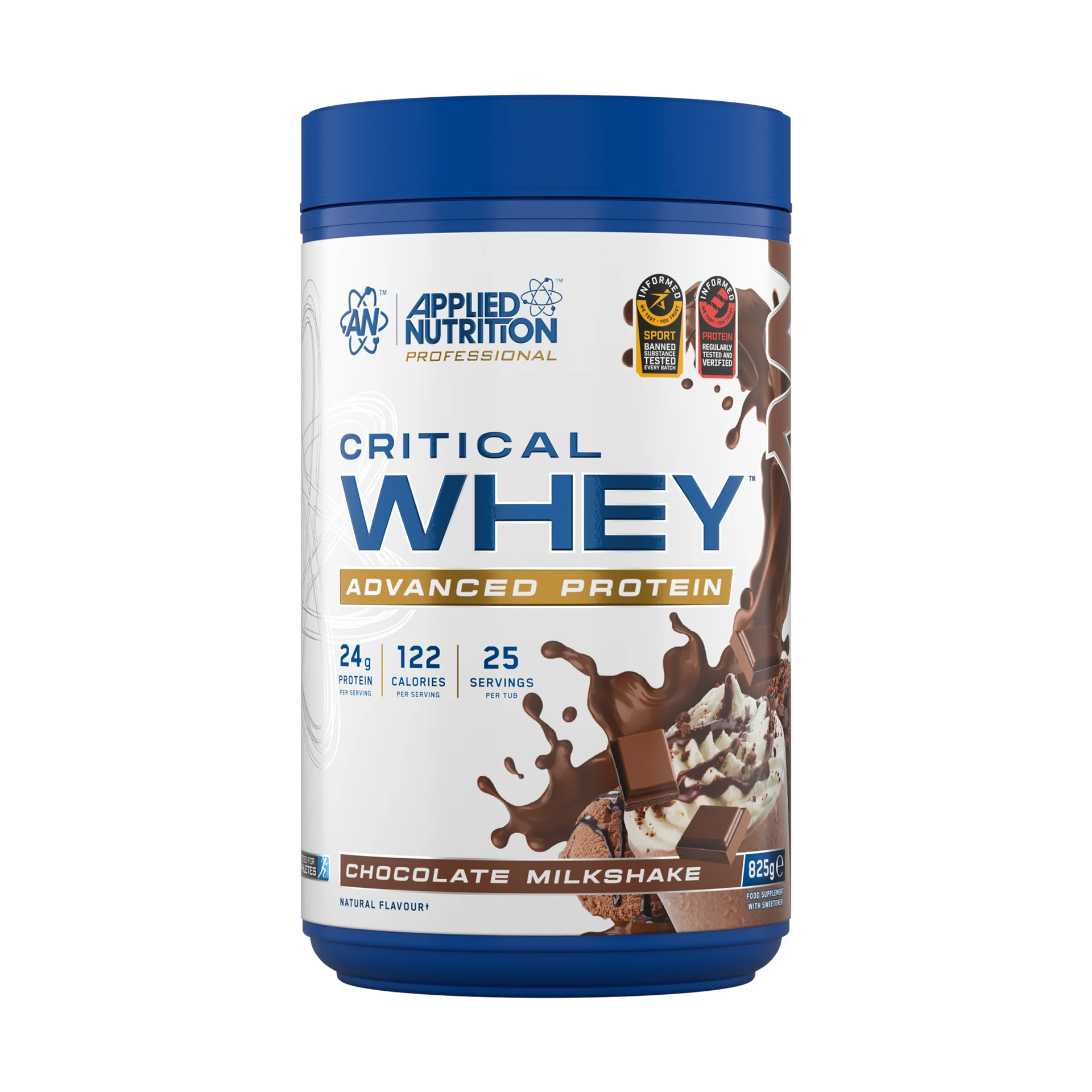 Applied Nutrition Critical Whey Protein Chocolate Milkshake - 825 gram Applied Nutrition