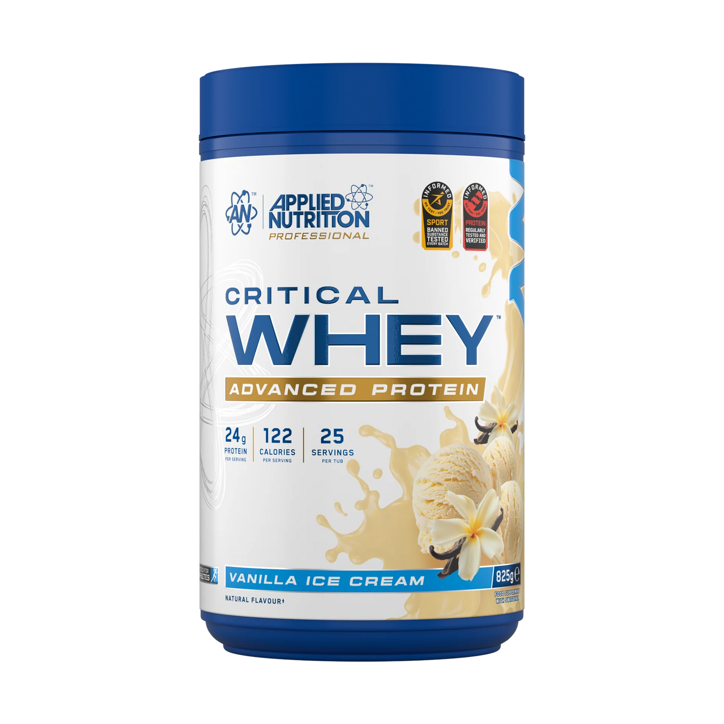 Applied Nutrition Critical Whey Protein Vanilla Ice Cream - 825 gram Applied Nutrition