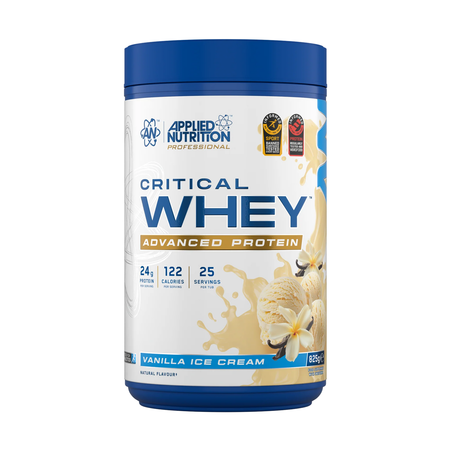 Applied Nutrition Critical Whey Protein Vanilla Ice Cream - 825 gram Applied Nutrition