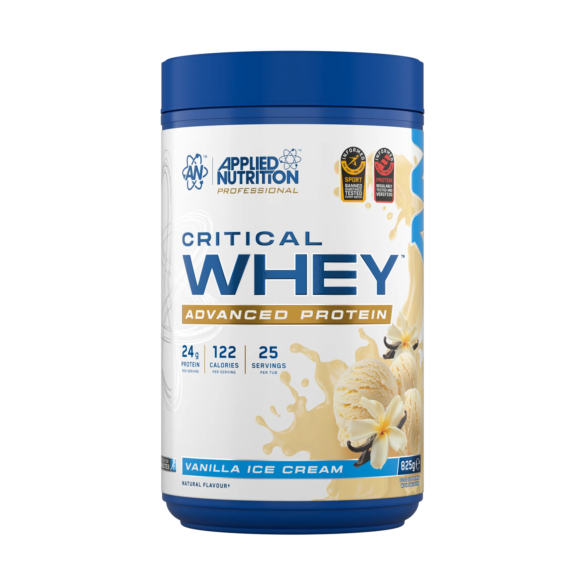 Applied Nutrition Critical Whey Protein Vanilla Ice Cream - 825 gram Applied Nutrition