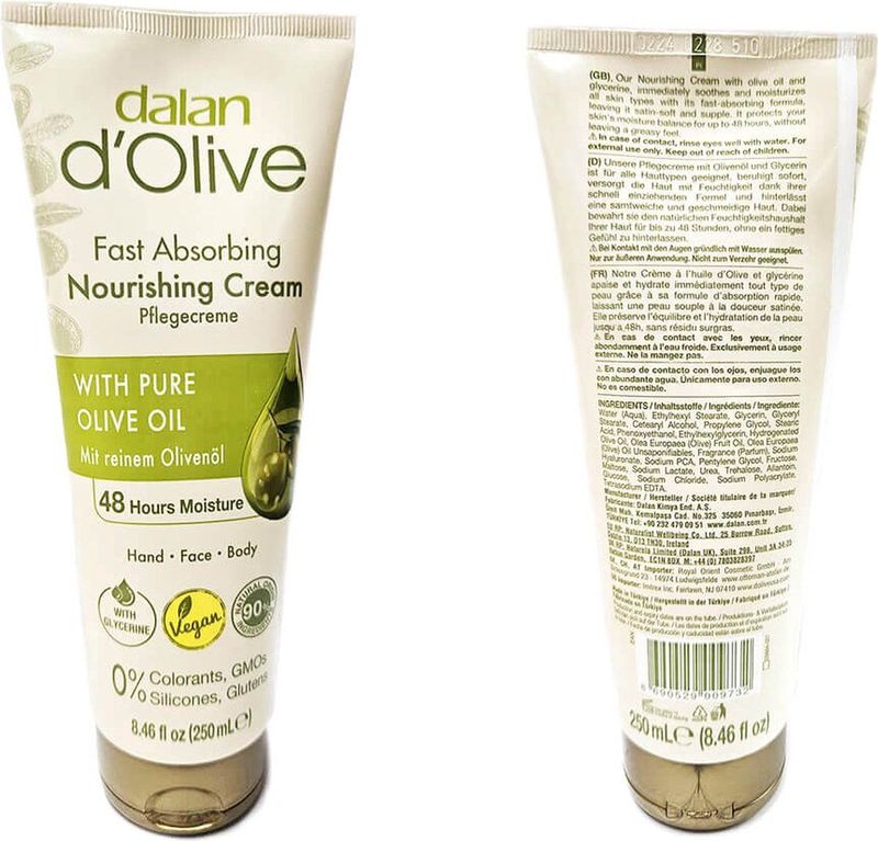Dalan d’Olive Hand- en Bodycrème – 250 ml Dalan d'Olive
