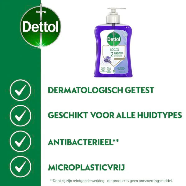 Dettol Handzeep Pompje – Lavendel 250 ml Dettol