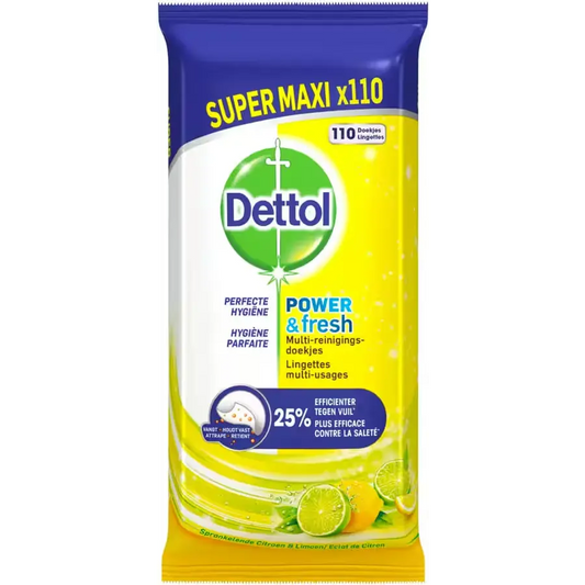 Dettol Schoonmaakdoekjes – Citrus 110 stuks Dettol