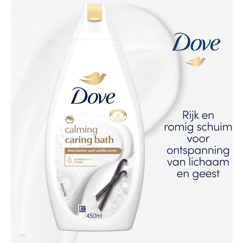 Dove Douchegel – Calming Caring Shea butter & Vanille 450 ml Dove