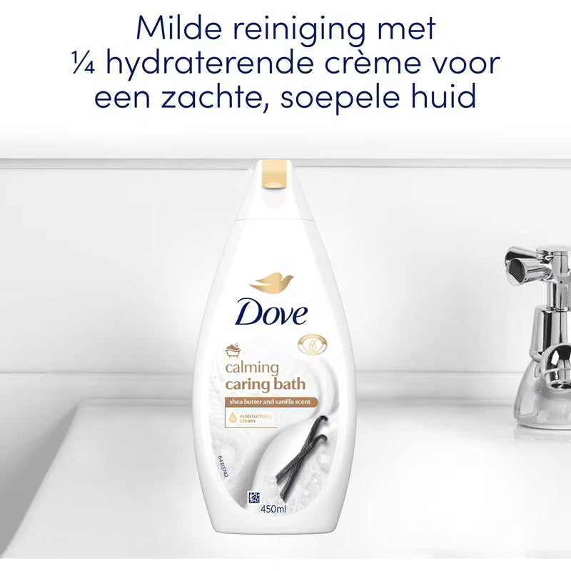Dove Douchegel – Calming Caring Shea butter & Vanille 450 ml Dove