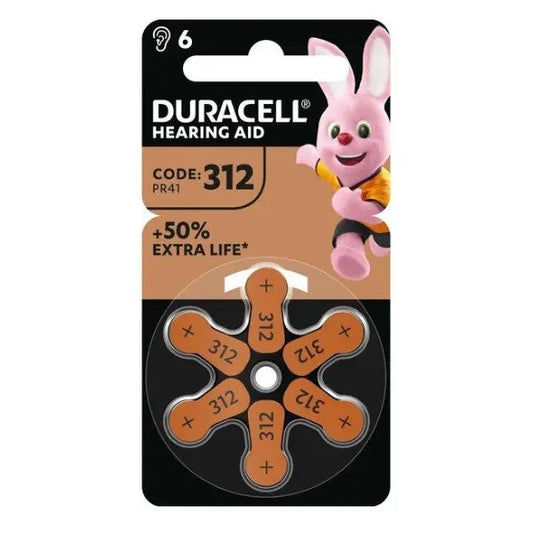 Duracell Batterij Knoopcel PR41 – Per 6 Verpakt Duracell