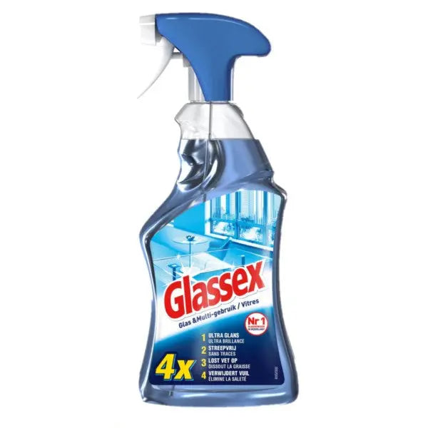 Glassex Spray – Glas- en Multireiniger 750 ml Glassex