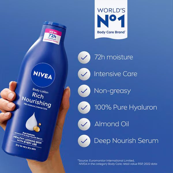 Nivea Bodylotion – Rich Nourishing 400 ml Nivea