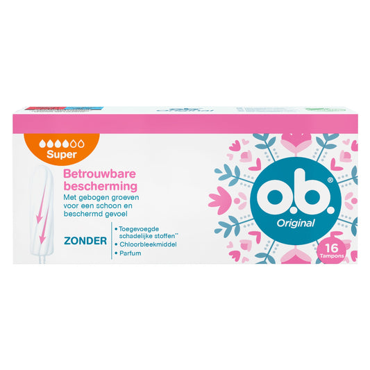 OB Tampons – Original Super 16 stuks OB Tampons