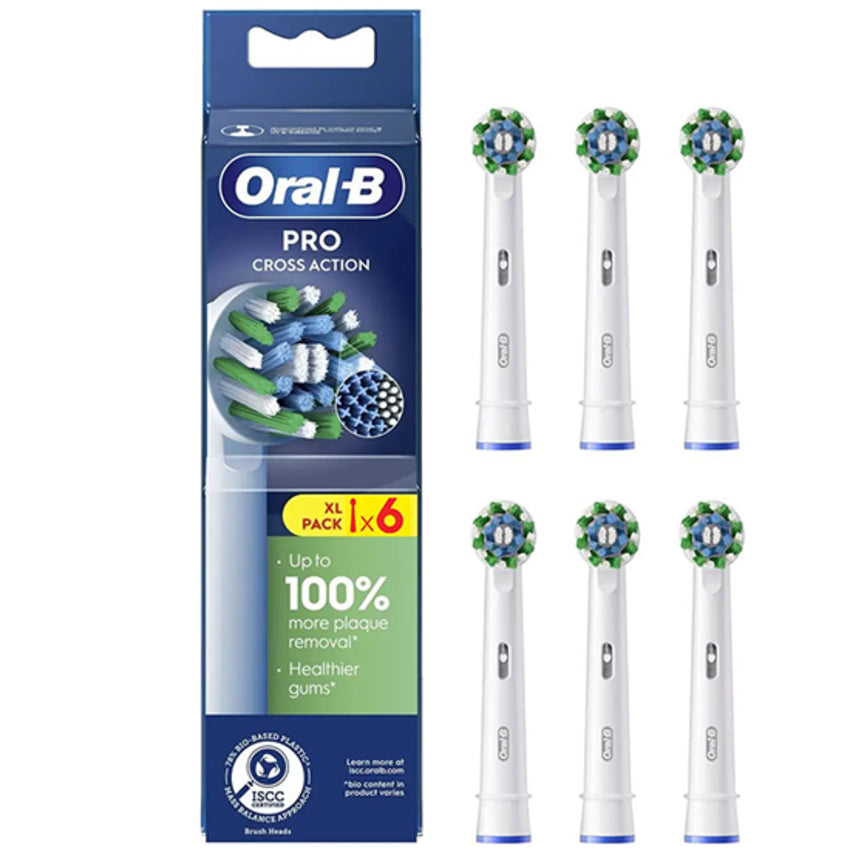 Oral-B Opzetborstels – Cross Action Pro 6 stuks Oral-B