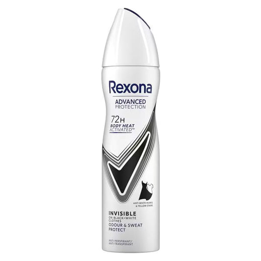 Rexona Deodorant Spray – Invisible Black & White 150 ml Rexona