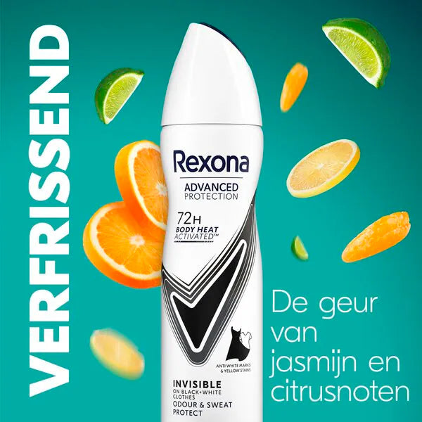 Rexona Deodorant Spray – Invisible Black & White 150 ml Rexona