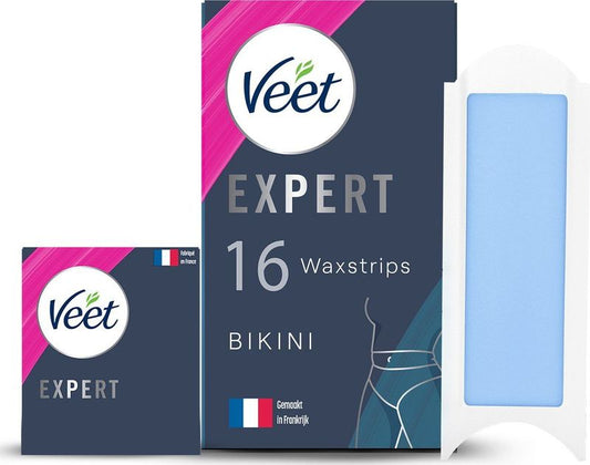 Veet Koude Ontharingsstrips – Sensitive Bikini 16 stuks Veet