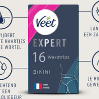 Veet Koude Ontharingsstrips – Sensitive Bikini 16 stuks Veet