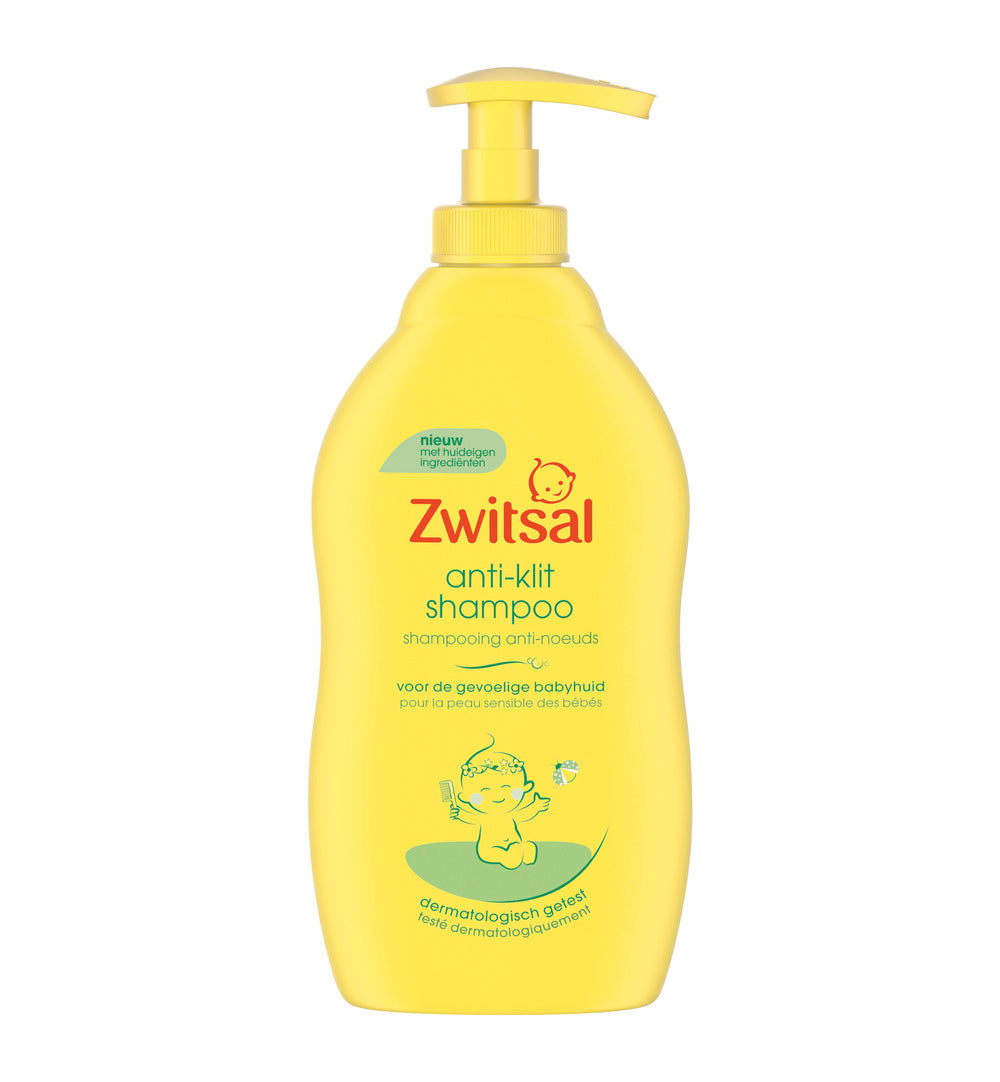 Zwitsal Shampoo – Anti Klit 400 ml pompje Zwitsal
