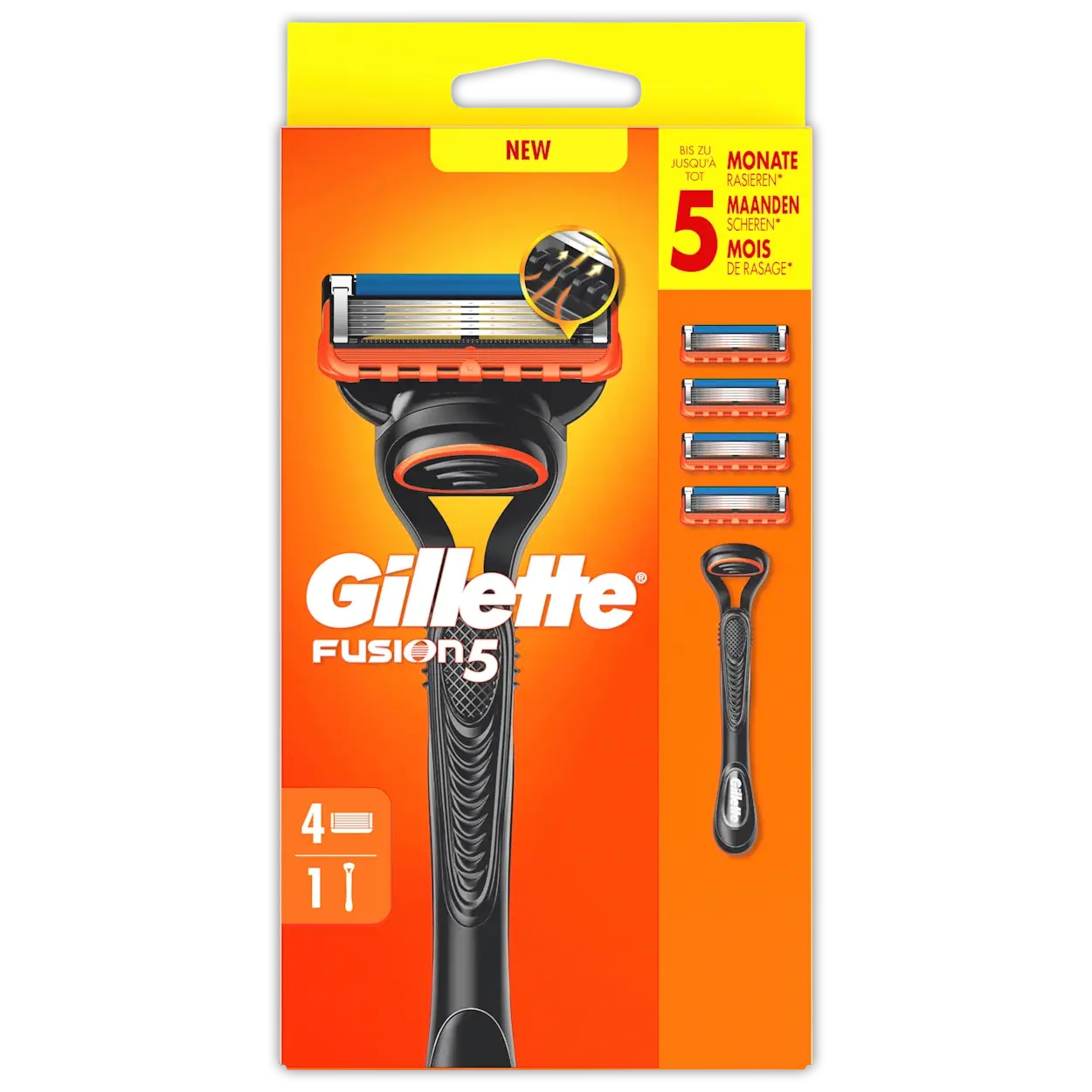 Gillette Houder Fusion 5 + 4 Scheermesjes Gillette