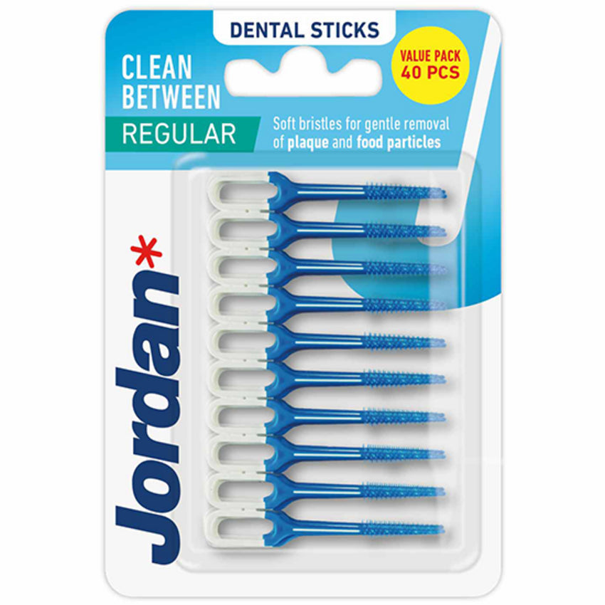Jordan Tandenstokers – Clean Between Sticks Regular 40 stuks Jordan